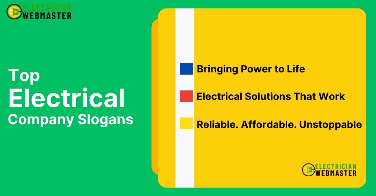 Top Electrical Slogans